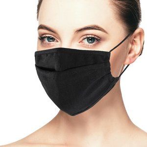 Face Mask Black Washable Reusable NWT